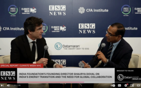 India energy transition Shaurya Doval on esg news